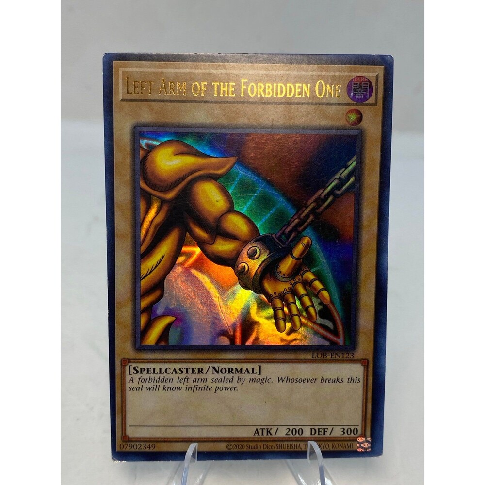 Yu-Gi-Oh Left Arm Of The Forbidden One LOB-EN123 25th Anniversary Exodia
